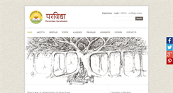 Desktop Screenshot of paravidya.org